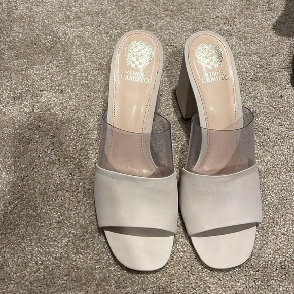 Beige Vince Camuto heeled sandals - Picture 3 of 5